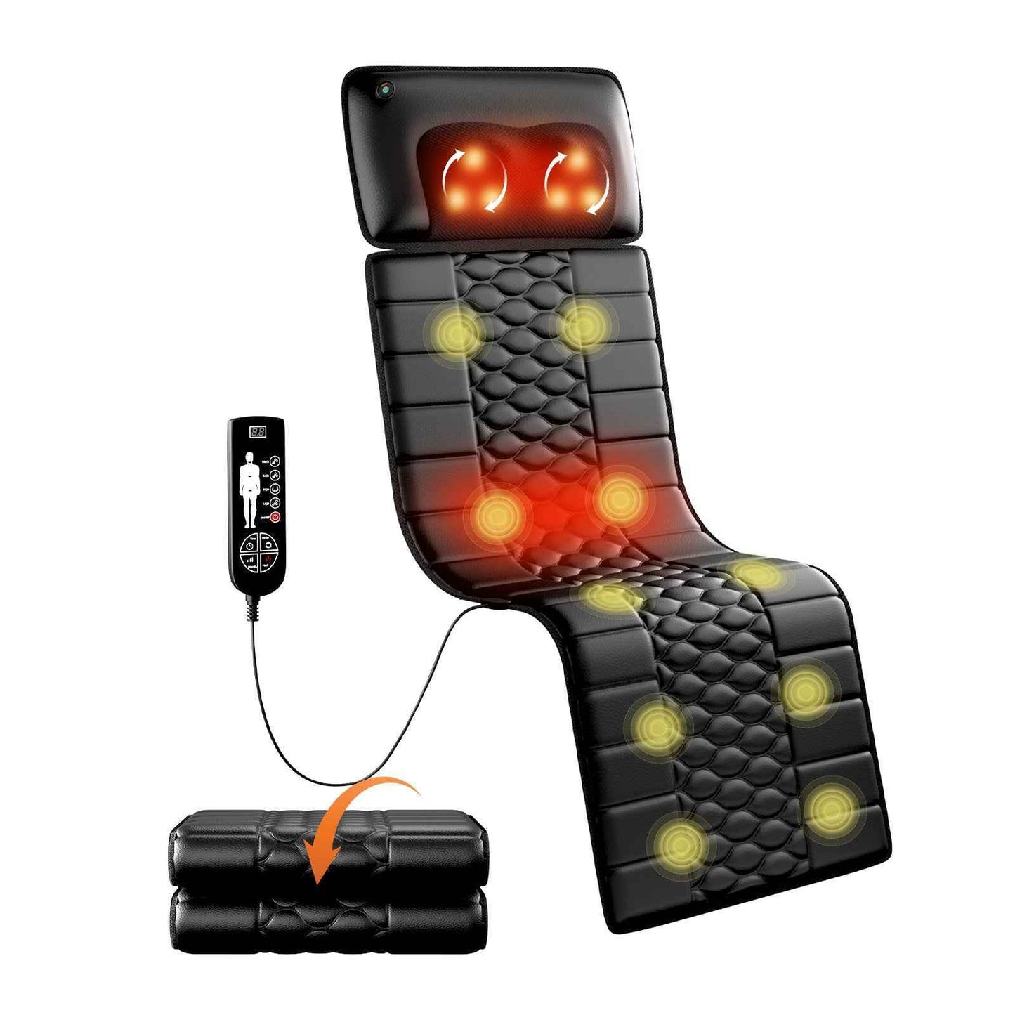 12V Electric Heating Body Massage Cushion