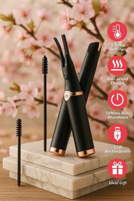 2 In 1 Electric Heating Eyelash Curler