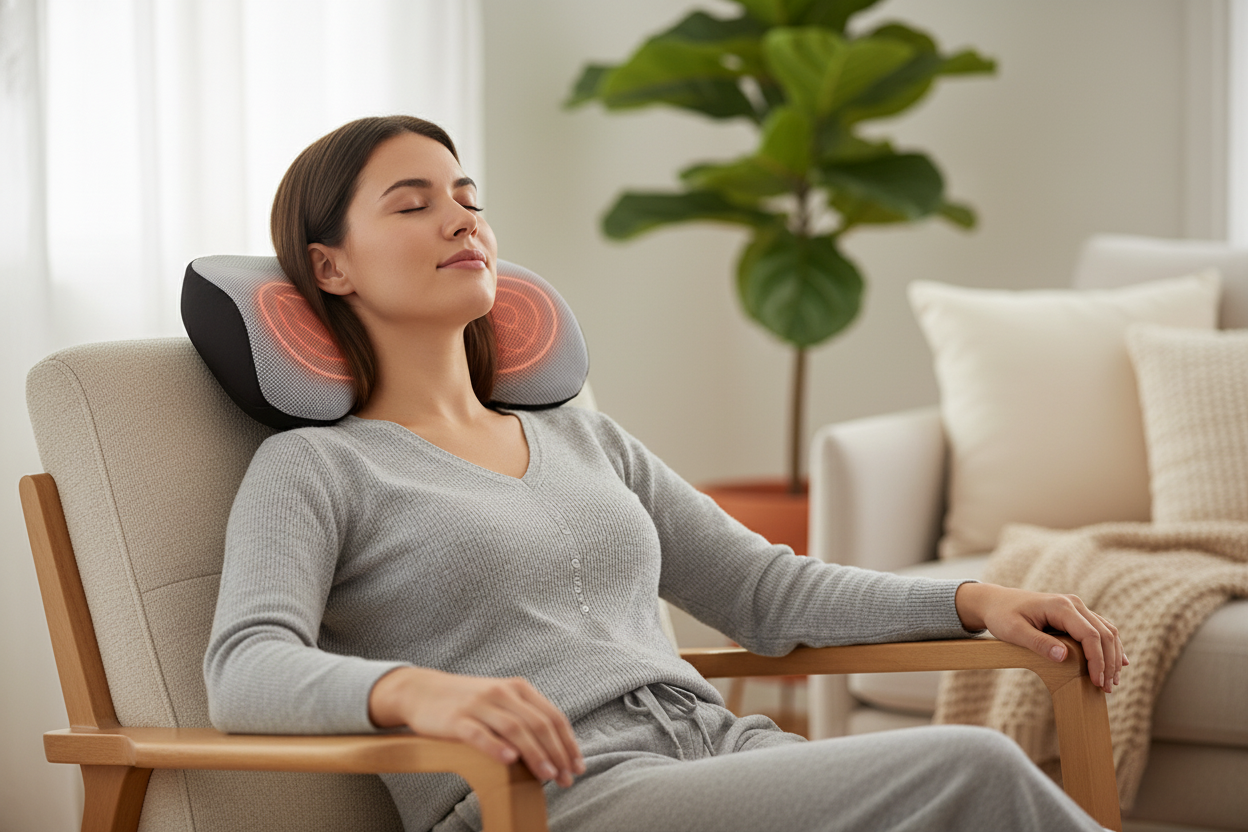5 Ways a Multifunctional Heating Shiatsu Massage Pillow Can Transform Your Home Relaxation Routine - SYVELYA LABS
