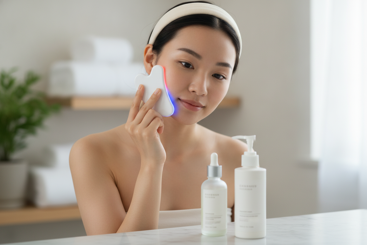LED Gua Sha Skincare Routine for Beginners - SYVELYA LABS