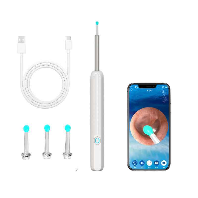 Wireless Smart HD Ear Pick with Luminous Endoscope