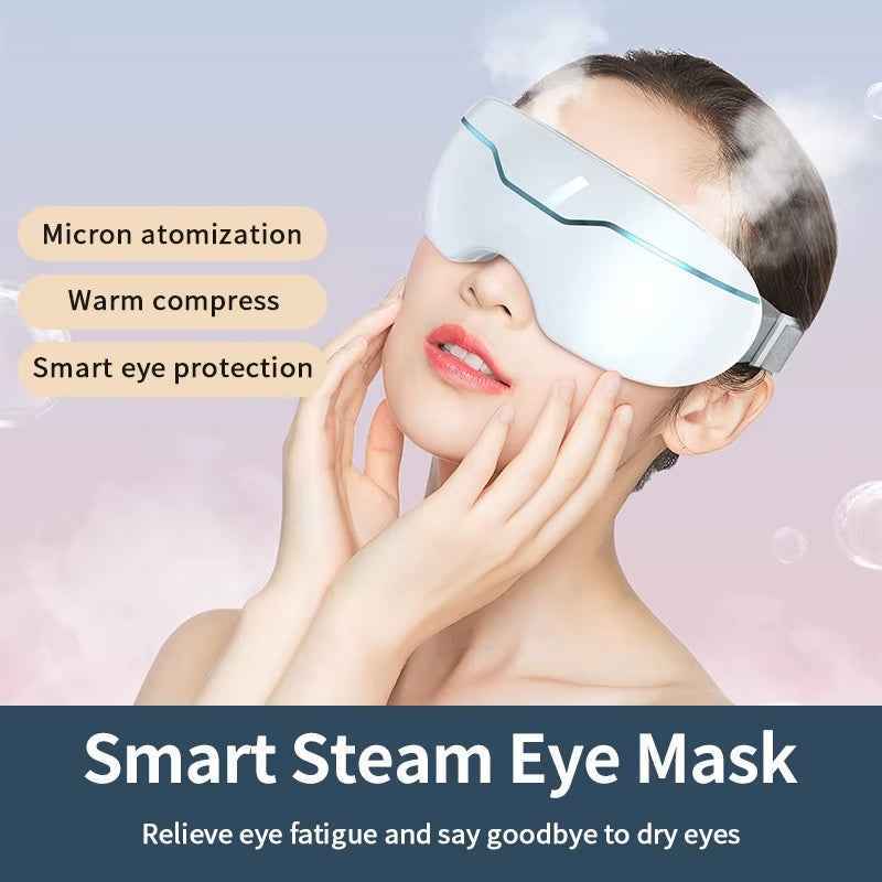 Smart Electric Eye Spa Air Compression Massager with Warming and Cooling Funtions