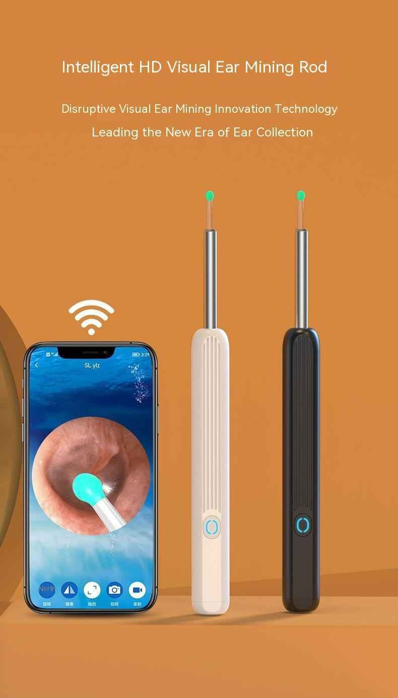 Wireless Smart HD Ear Pick with Luminous Endoscope