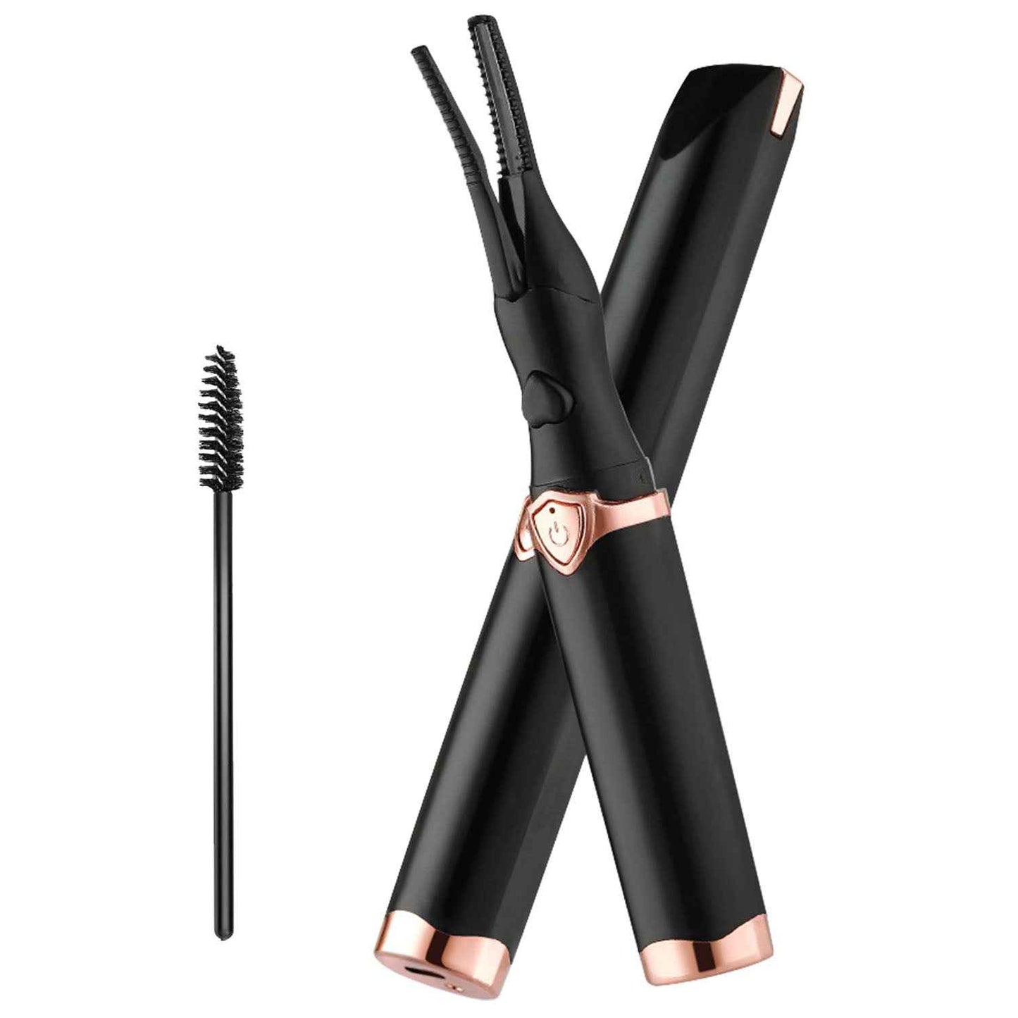 1Pc 2 In 1 Clip Comb Heated Eyelash Curler Electric Mini Lash Curler Natural Eye Lash Makeup Tool With 3 Temp Settings 15Mins Shutdown - SYVELYA LABS