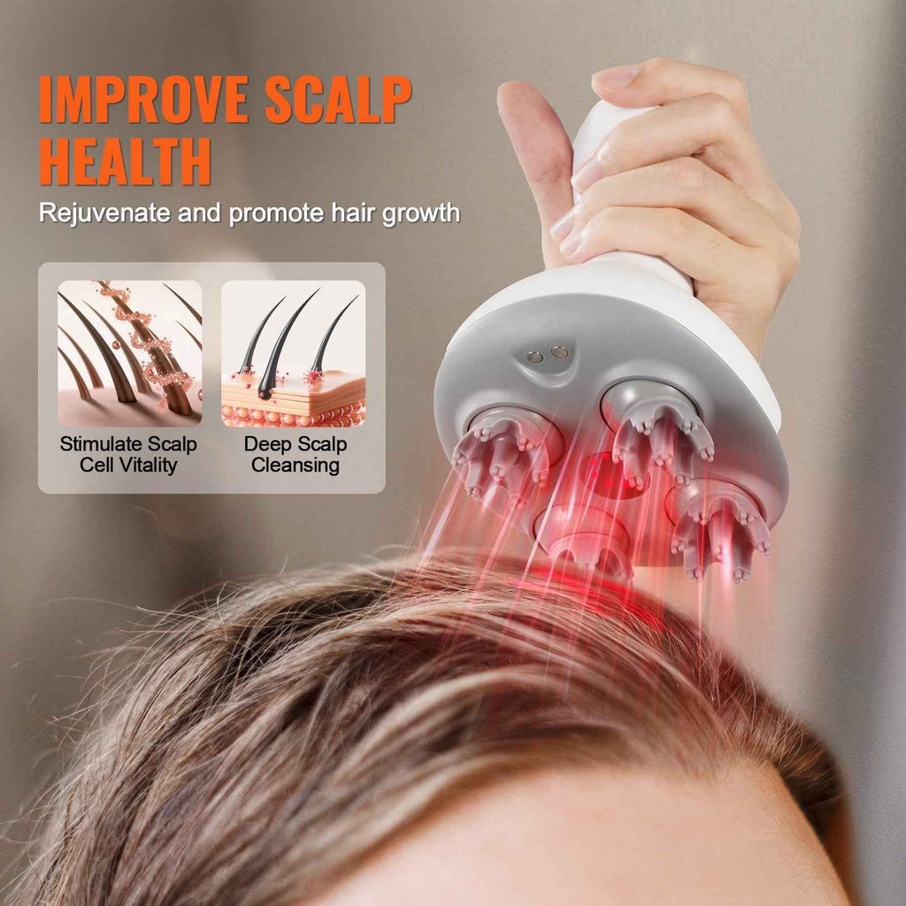 Electric Rechargeable Waterproof Portable Scalp Massager