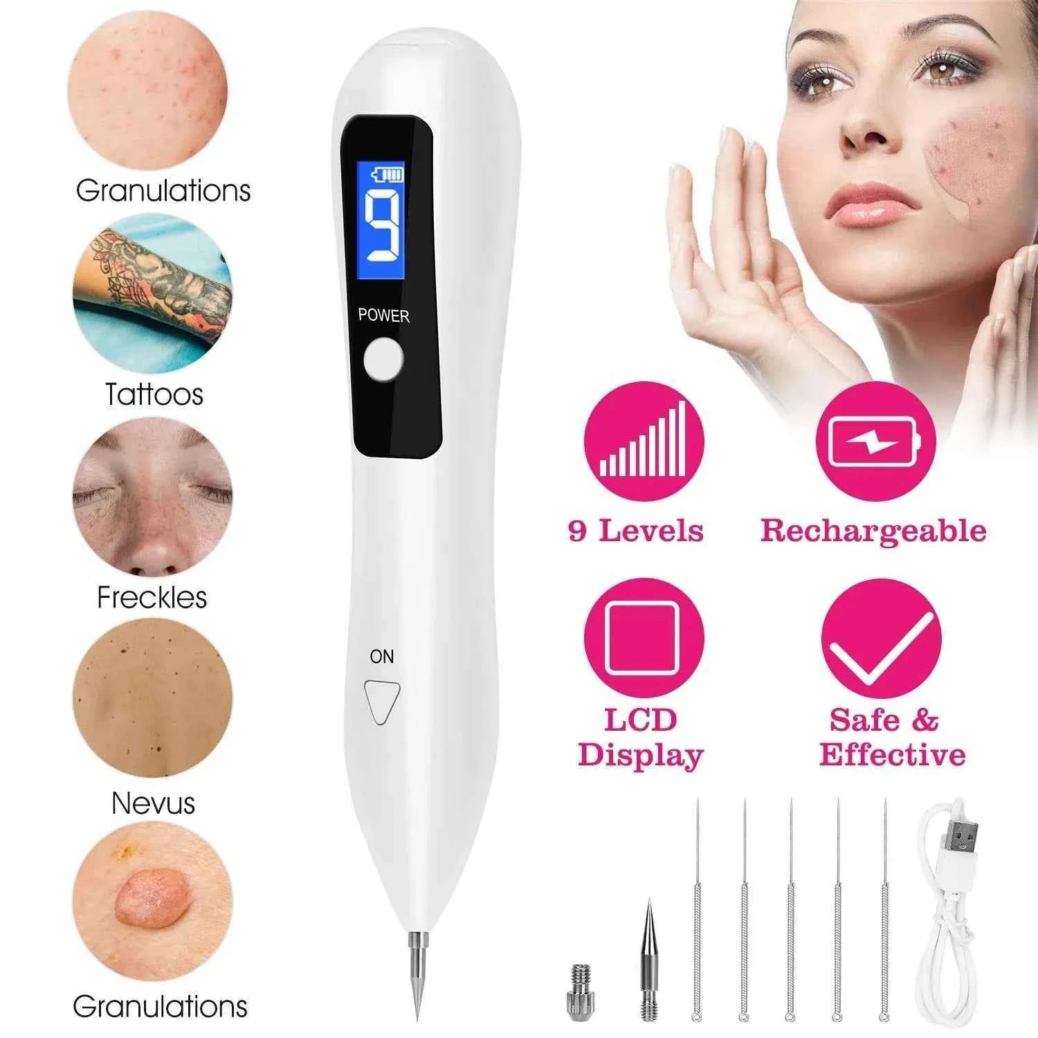 USB Charging Rechargeable Skin Tag Remover