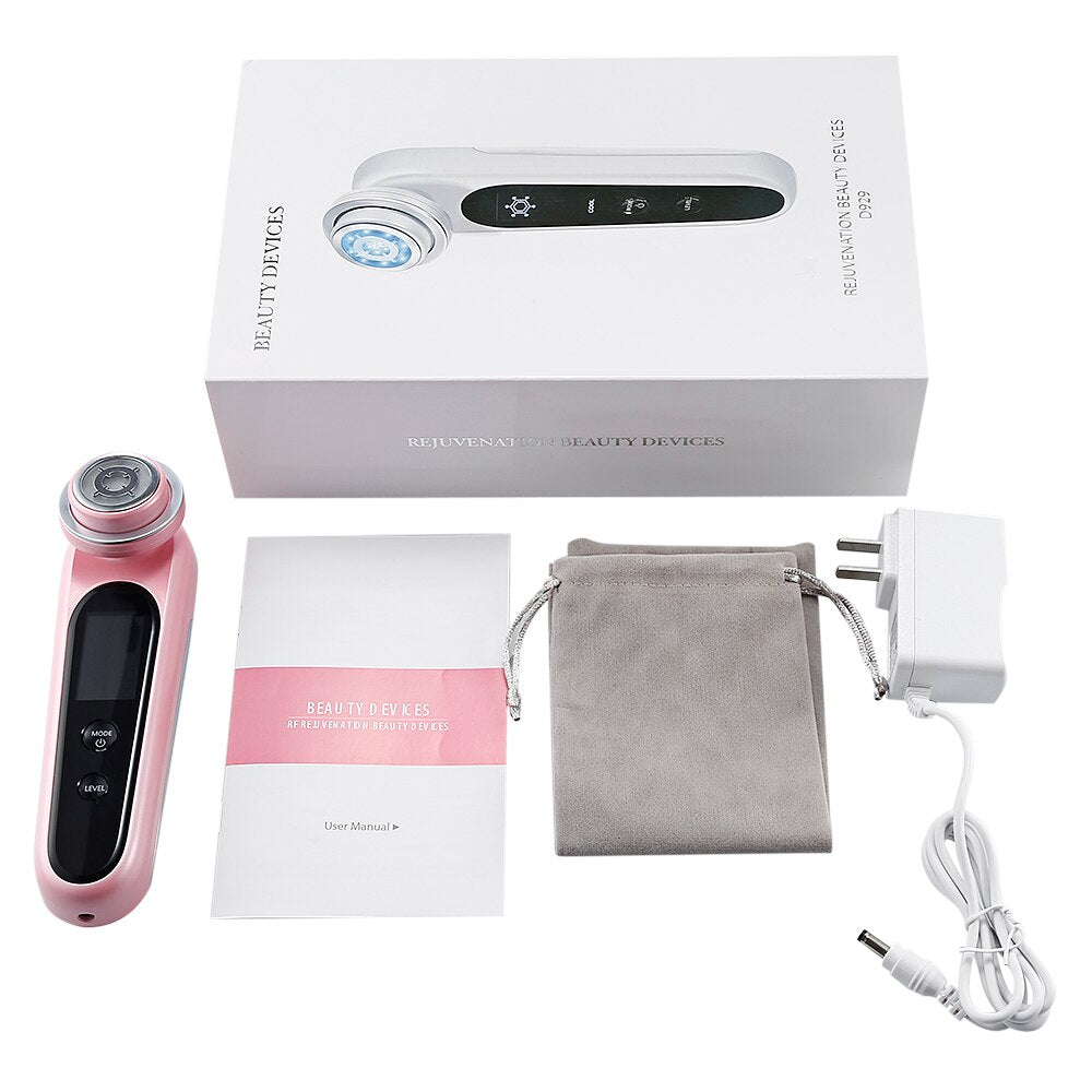 Transform Your Skin with the EMS Microcurrent Blue Light Facial Skin Care Massager - SYVELYA LABS