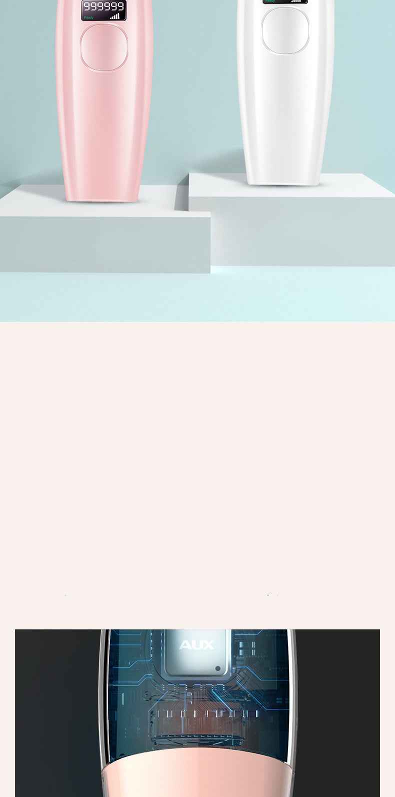 IPL Hair Removal Beauty Device - Achieve Silky Smooth Skin - SYVELYA LABS