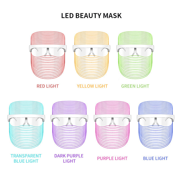 7 Colors LED Light Therapy Skin Rejuvenation Mask