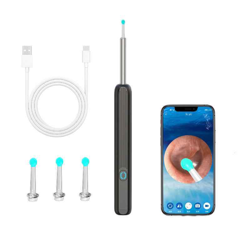 Wireless Smart HD Ear Pick with Luminous Endoscope