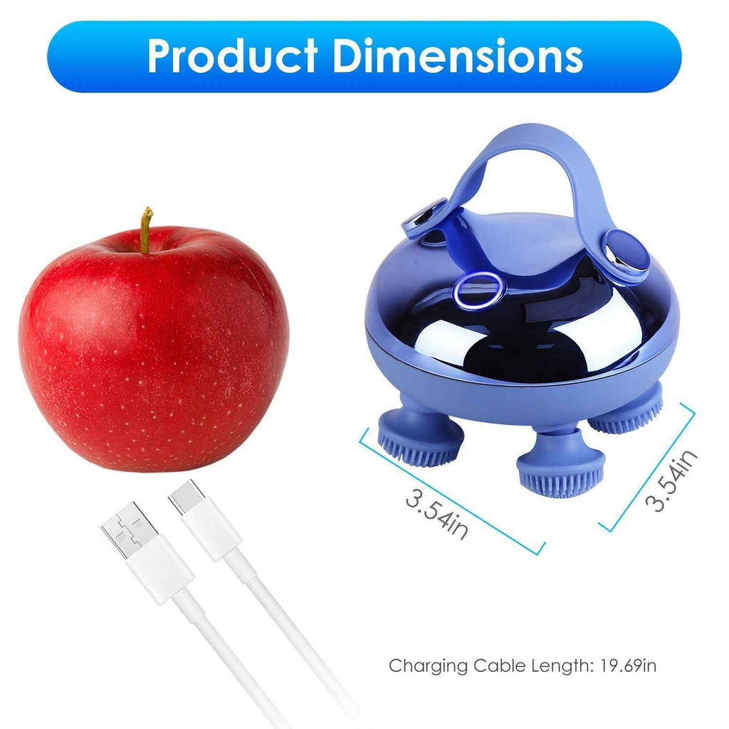 Electric Rechargeable Waterproof Scalp Massager