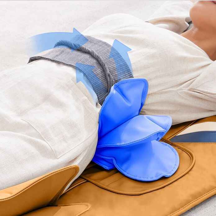 Relaxing Stretch Waist Massage Heating Mattress