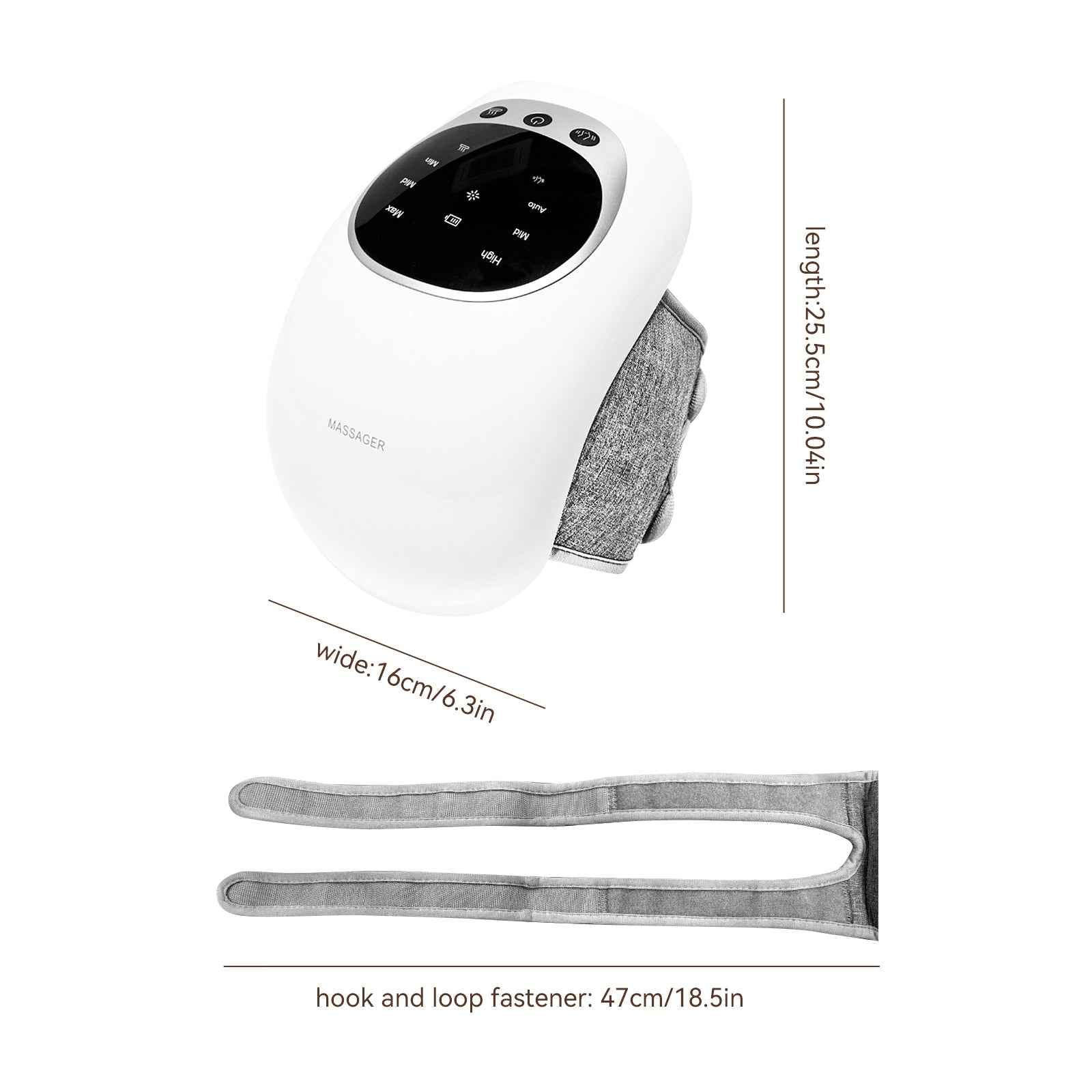 Wireless Knee Massager With LED, Heat & Vibration Pain Relief & Portable - SYVELYA LABS