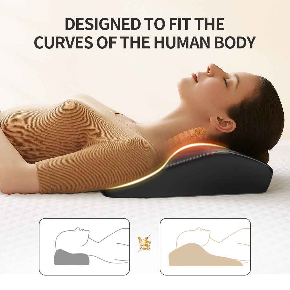 3 Speeds Vibrations Neck Heating Massage Relaxing Pillow