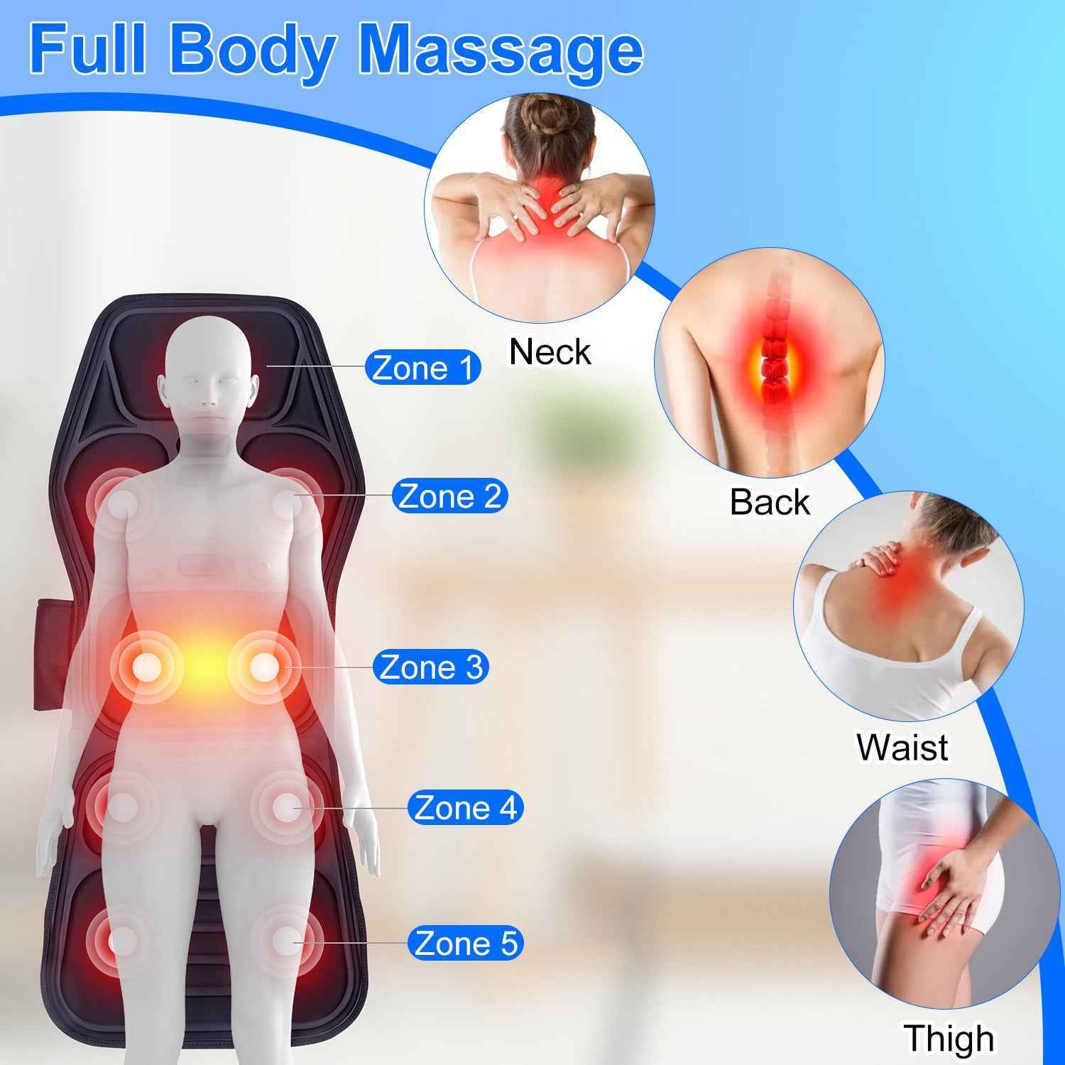 Full Body Multifunctional Heating Massage Chair