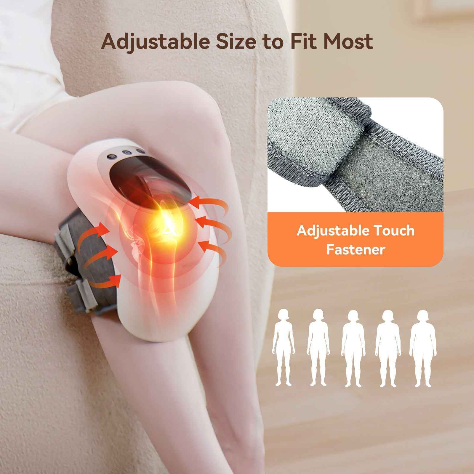 Wireless LED Heating Knee Massager