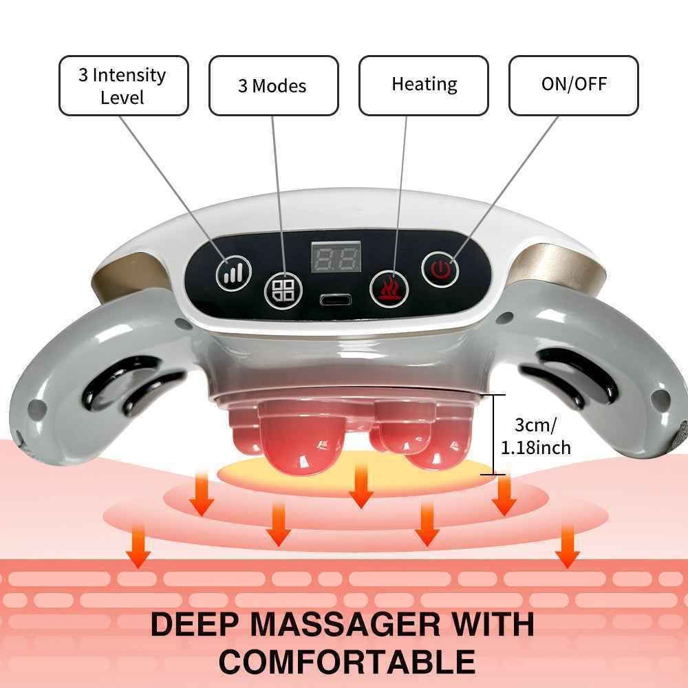 Automatic Heating Abdominal Massager