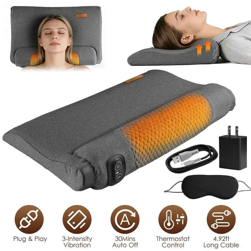 Ergonomic Pillow Memory Foam Cervical Massager