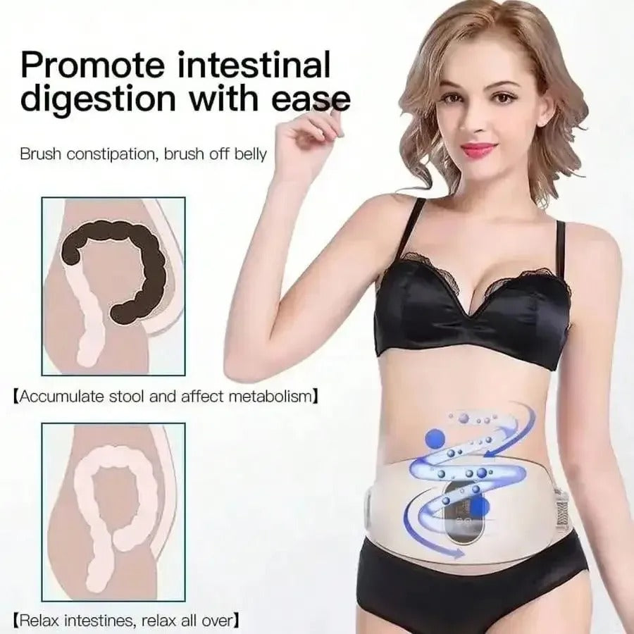 Electric Slimming Abdominal Massager Belt With Light Therapy