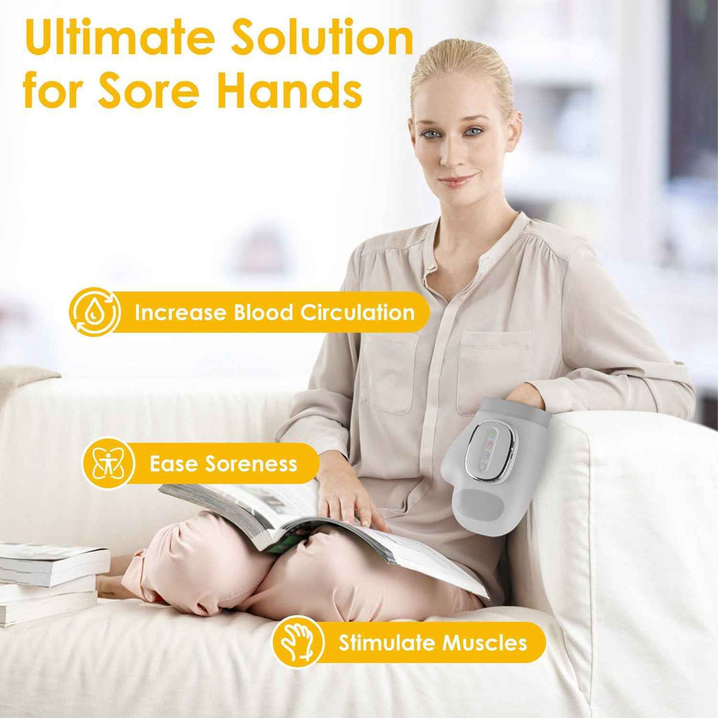 Heat Compression Cordless Hand Massager For Arthritis