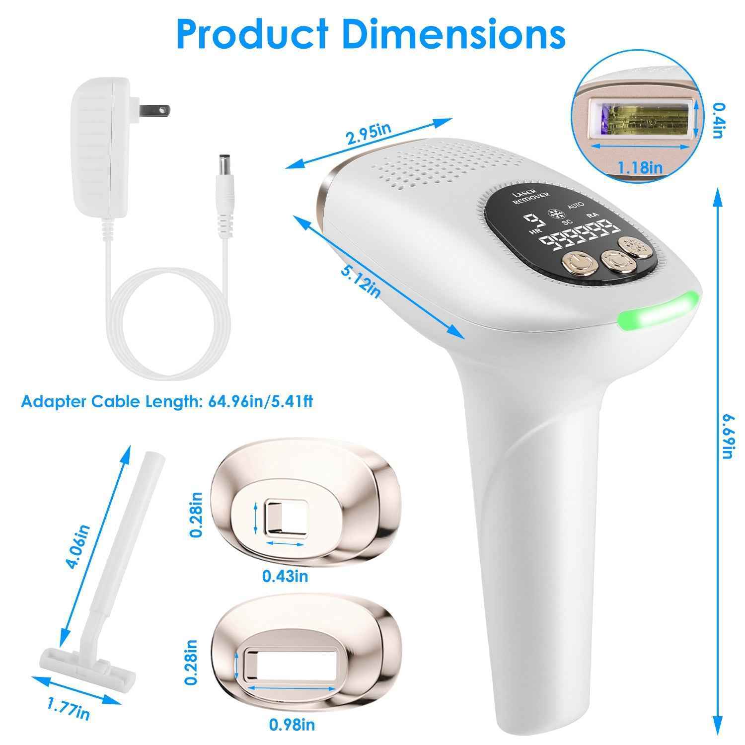 3 In 1 Permanent Laser Hair Removal