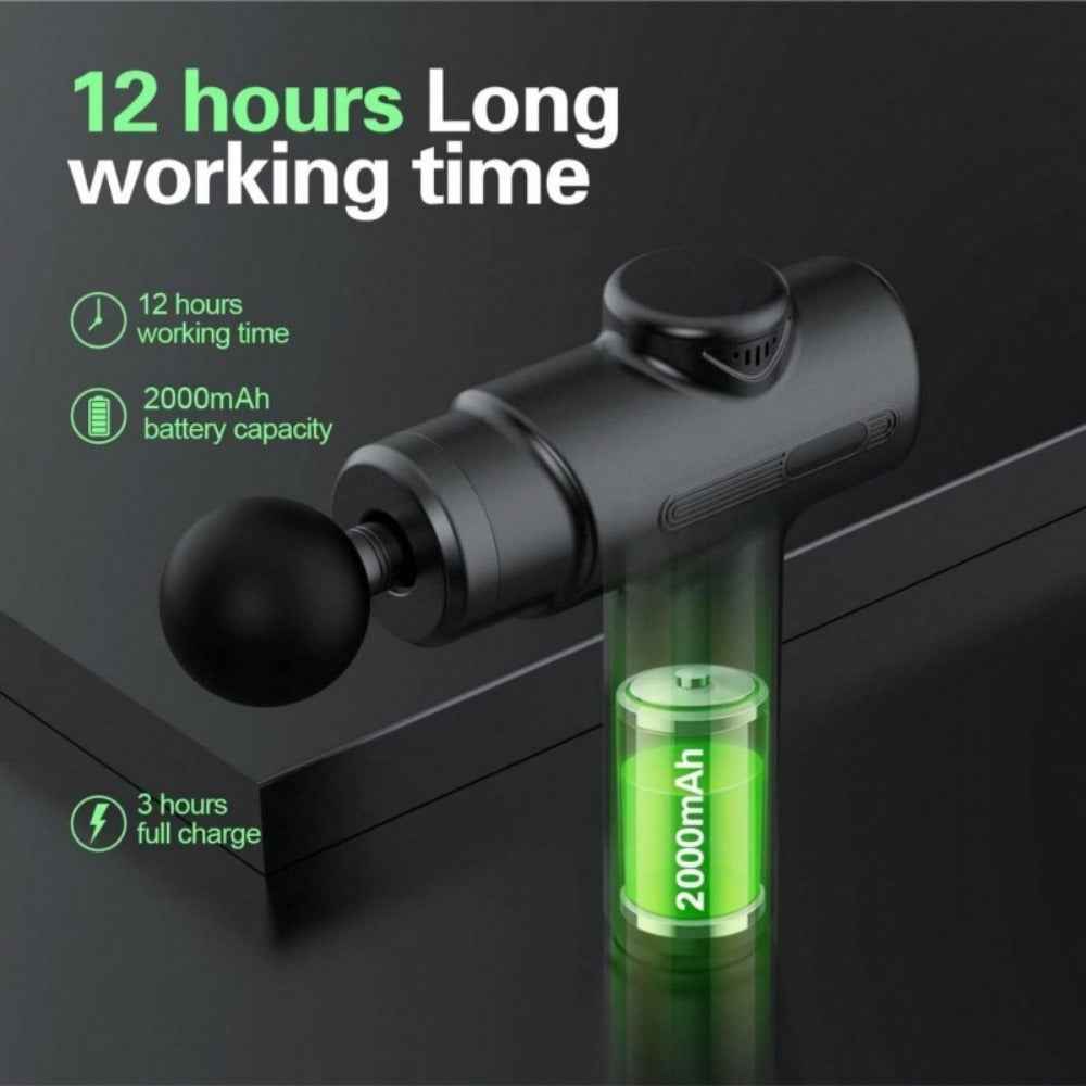 Deep Tissue Massage Gun with 8 Massage Heads