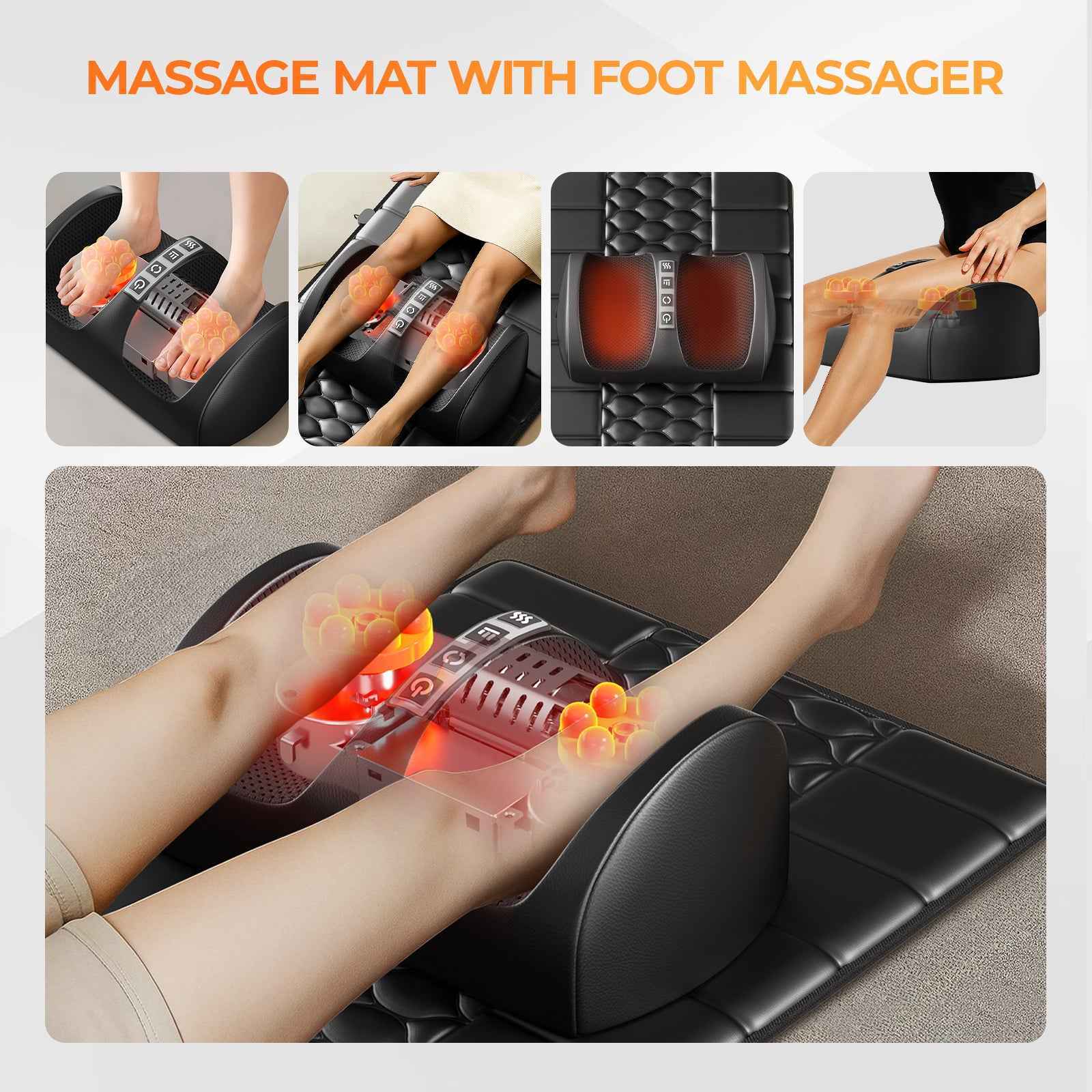 12V Electric Heating Body Massage Cushion