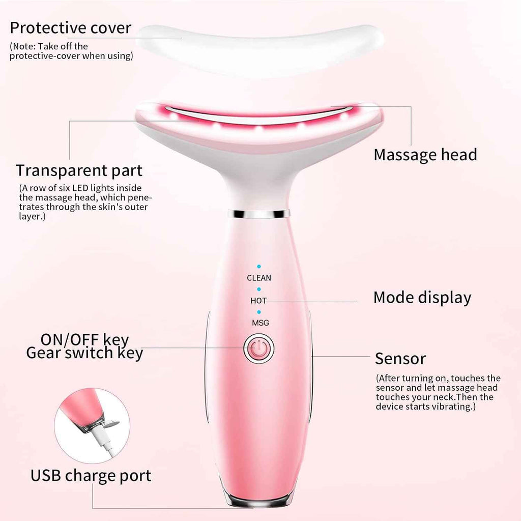 Ultrasonic Face and Neck Sculpting Massager