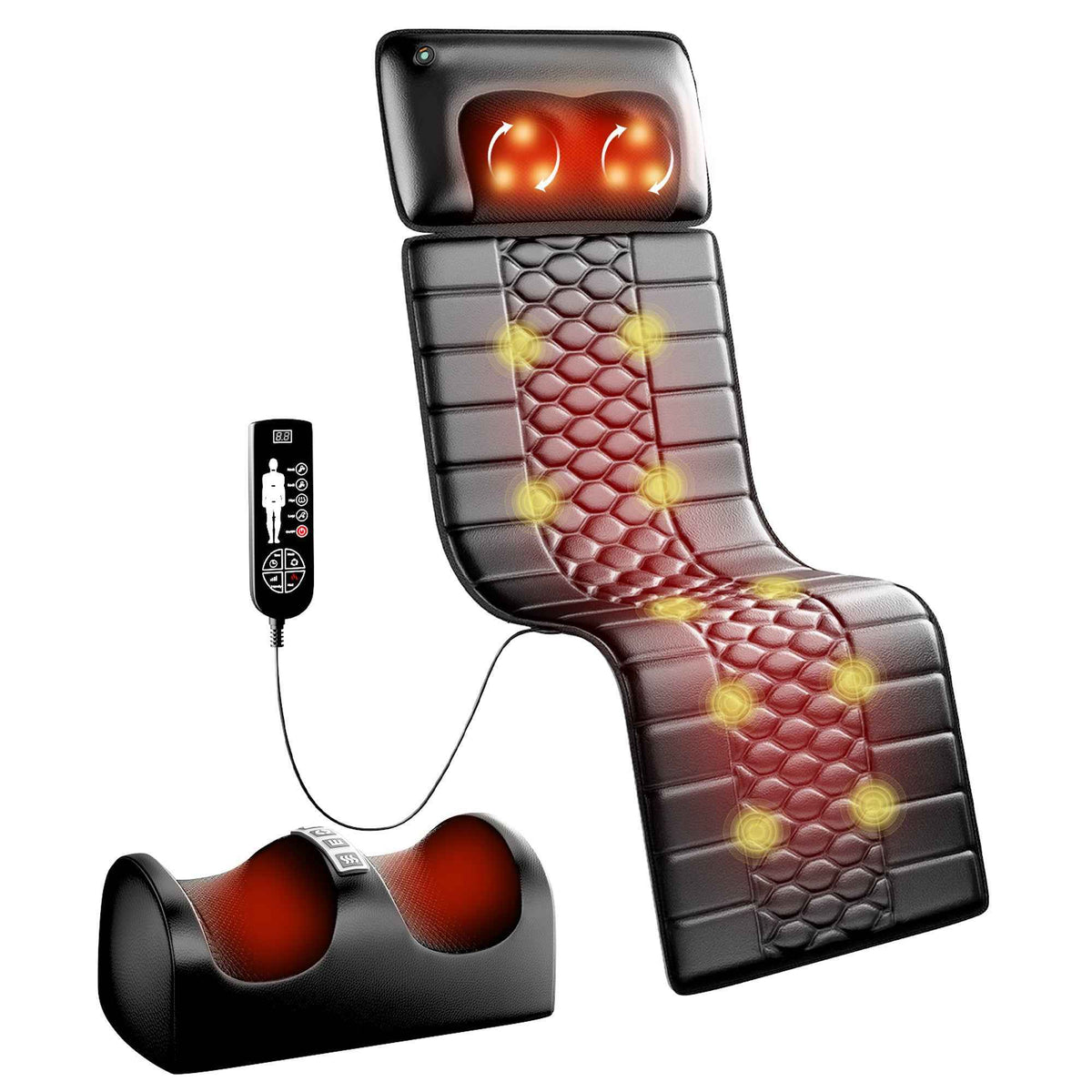 12V Electric Heating Body Massage Cushion