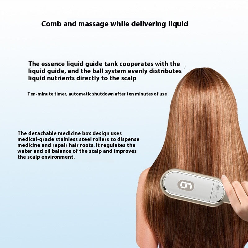 Hair Growth Red Light Massage Comb Scalp Treatment