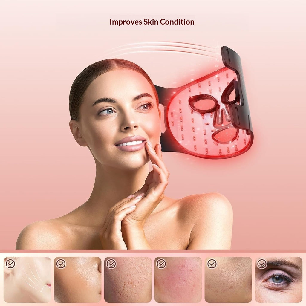 LED Photon Facial Beauty Silicone Mask