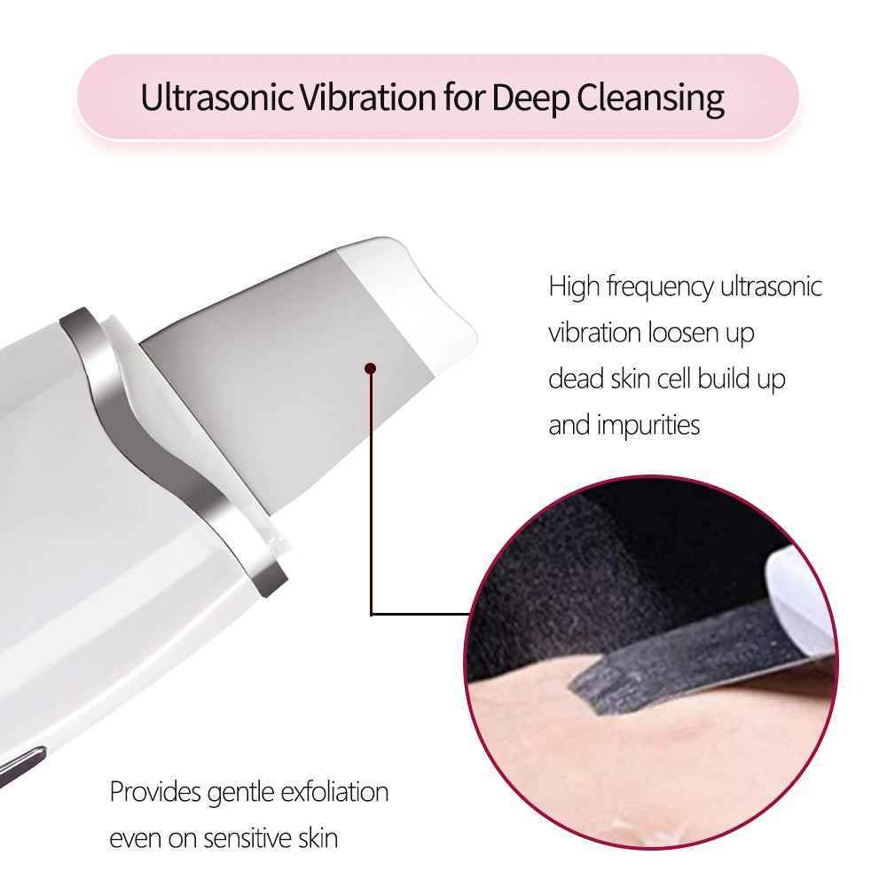 3 in 1 Deep Cleansing Ultrasonic Facial Spatula