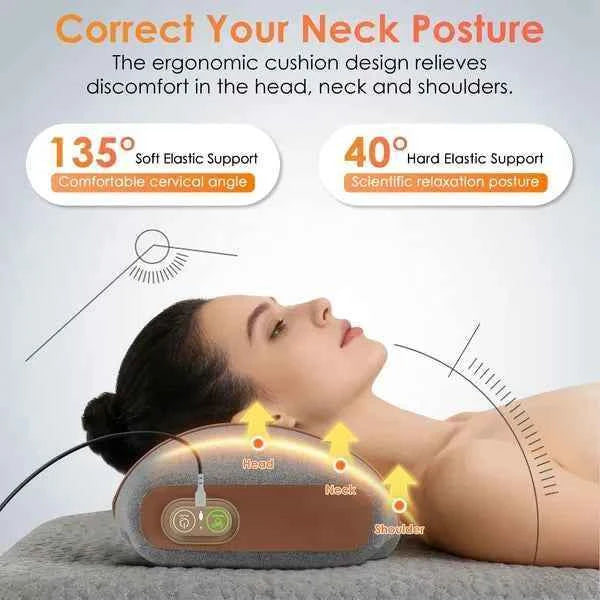 3 in 1 Neck Massager Heating Pillow