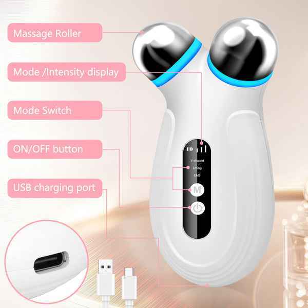 Skin Tightening Firming Rejuvenating Facial Massager