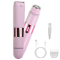 1Pc 2 In 1 Bikini Trimmer For Women Dual Head Cordless Body Shaver IPX5 Waterproof Rechargeable Pubic Hair Razor Wet And Dry Use For Bikini Underarm Leg Arm Body Face - SYVELYA LABS