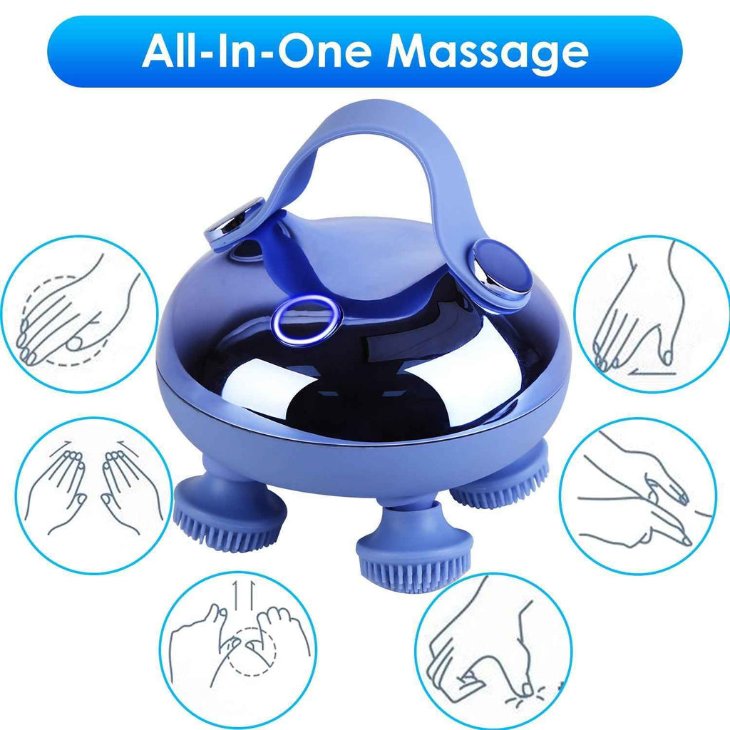 Electric Rechargeable Waterproof Scalp Massager