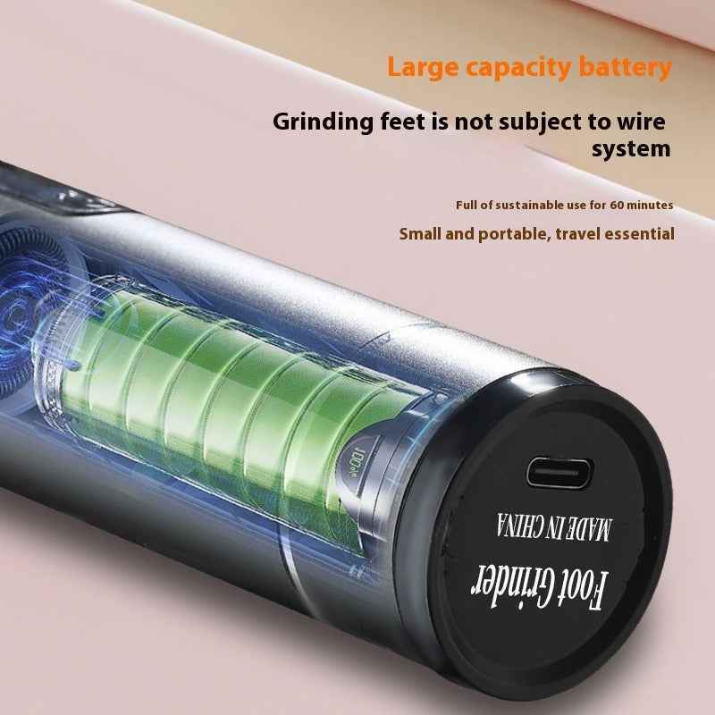 2 in 1 Electronic Foot Grinder and Hair Remover
