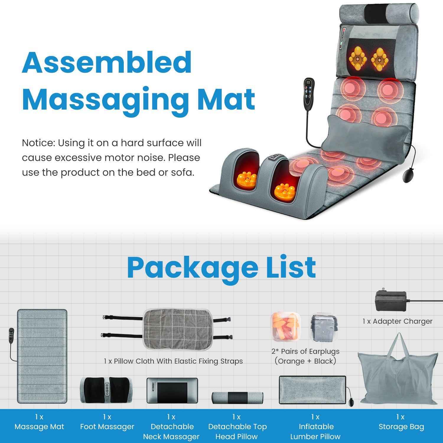 Advanced Full Body Electric Massage Mat