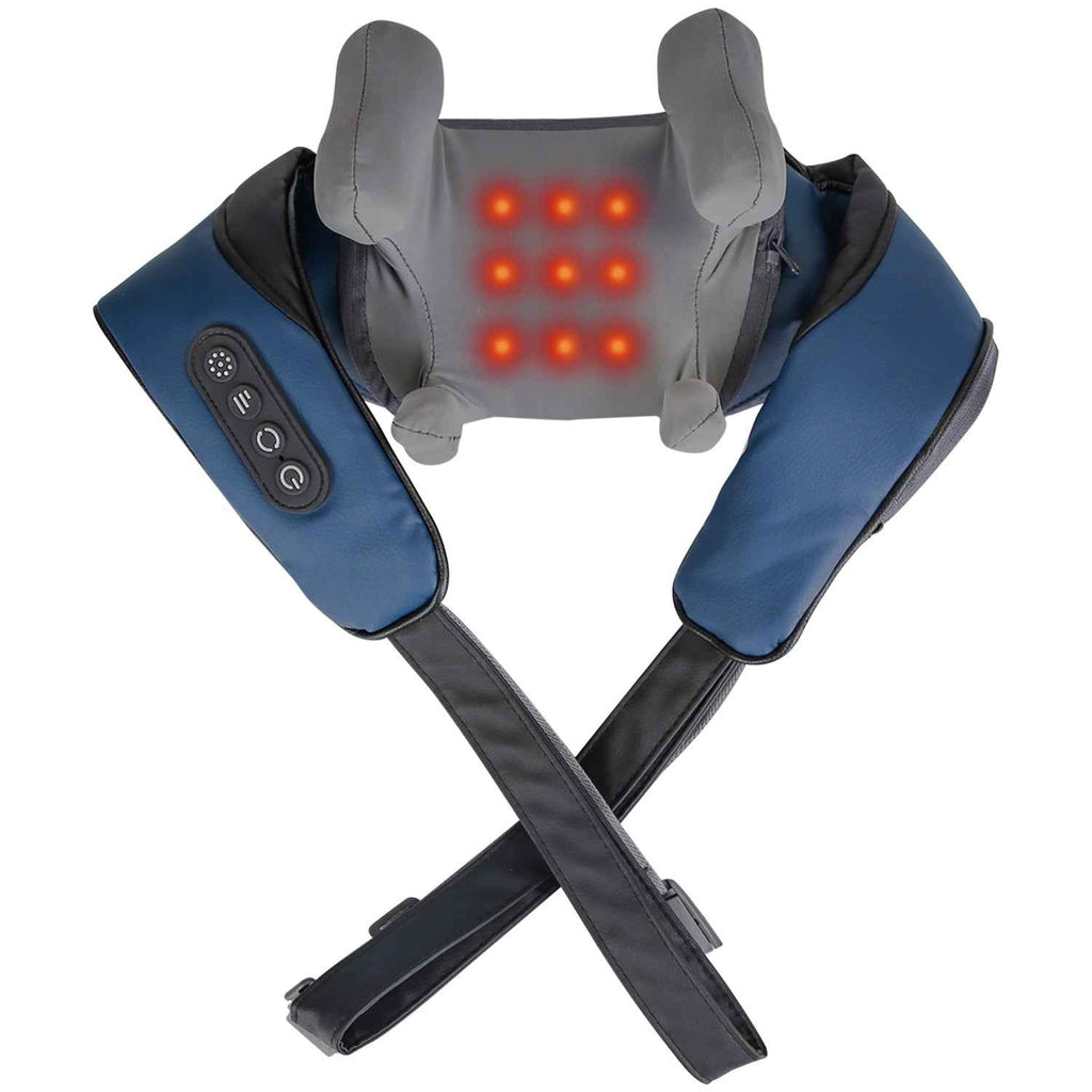 1Pc Electric Neck Shoulder Massager With Infrared Light Heating 3 Massage Modes Speeds Kneading Grasping Shiatsu Massage Pillow For Back Arms Thighs Release Pain - SYVELYA LABS