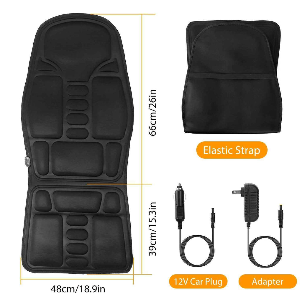 Electric Vibrating Heating Back Massager Cushion