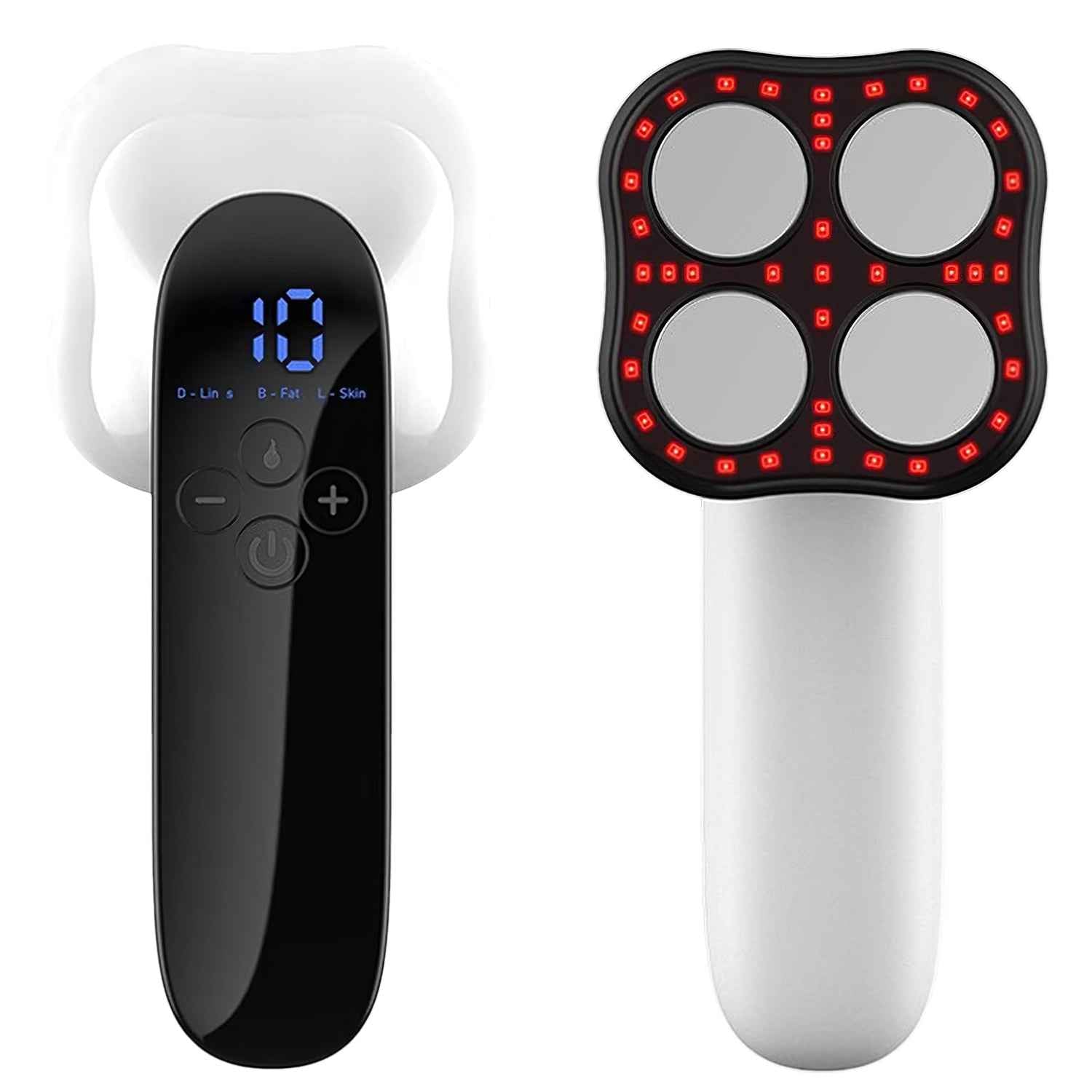 1Pc Body Shaping Machine Cordless Cellulite Massager Skin Tightening Device With 3 Modes 10 Levels Heating Function 15Mins Auto Off For Belly Waist Butt Arms Legs Hip Neck - SYVELYA LABS