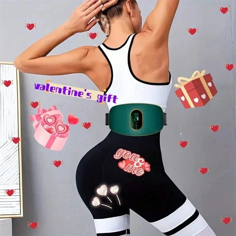 Electric Slimming Abdominal Massager Belt With Light Therapy