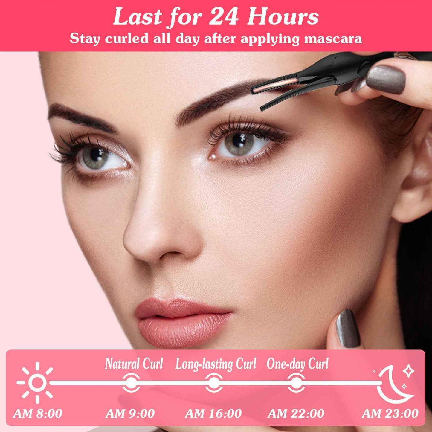 2 In 1 Electric Heating Eyelash Curler