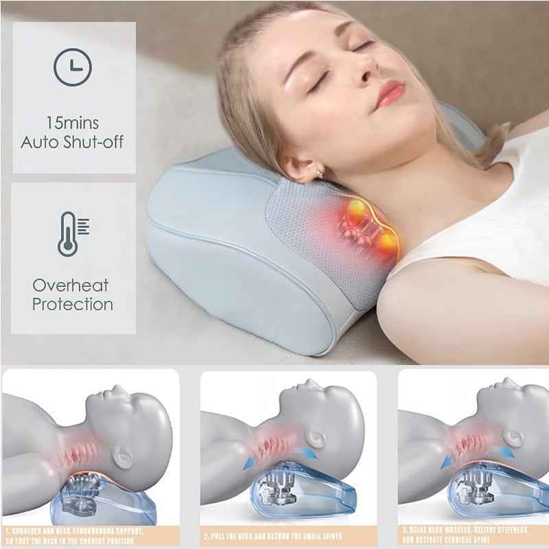 Multifunctional Heating Shiatsu Massage Pillow