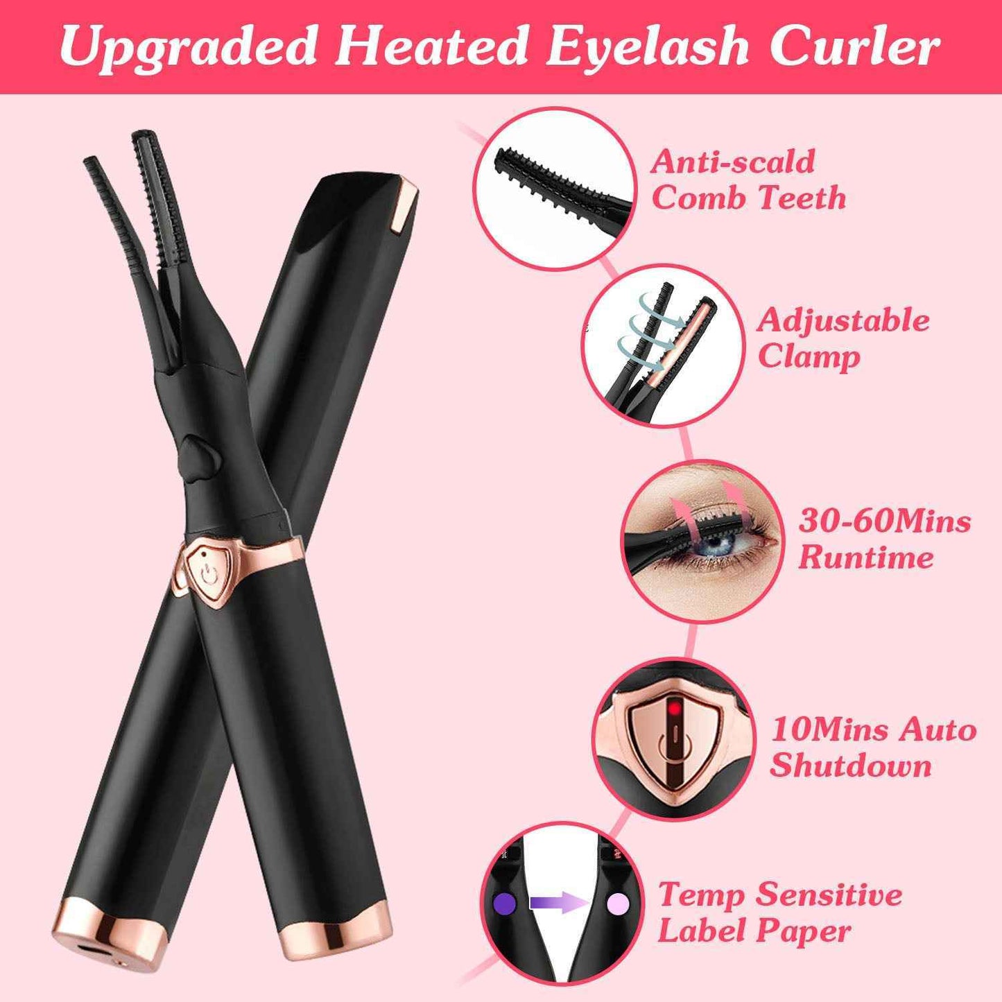2 In 1 Electric Heating Eyelash Curler