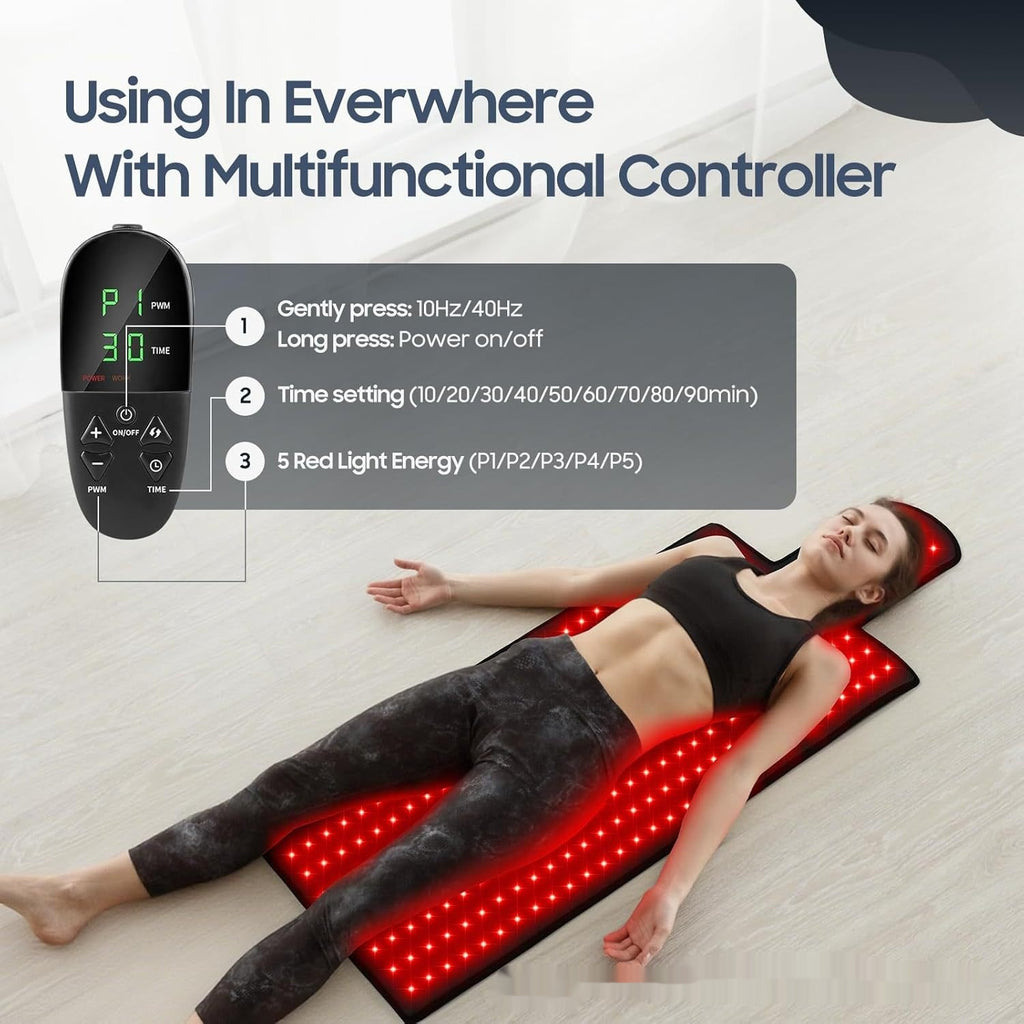 Red Light Therapy Heating Body Pad for Full Body Relief
