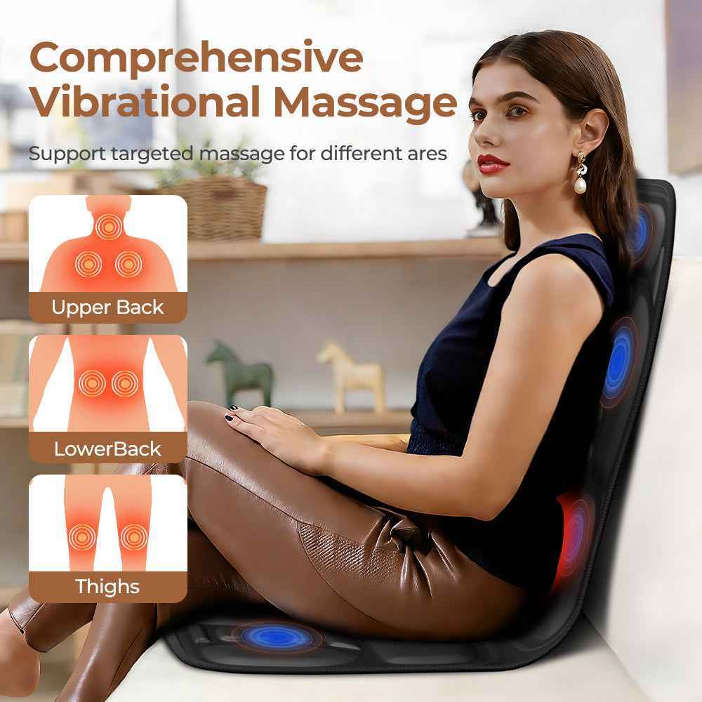 Massage Chair Pad with Heat Vibrations