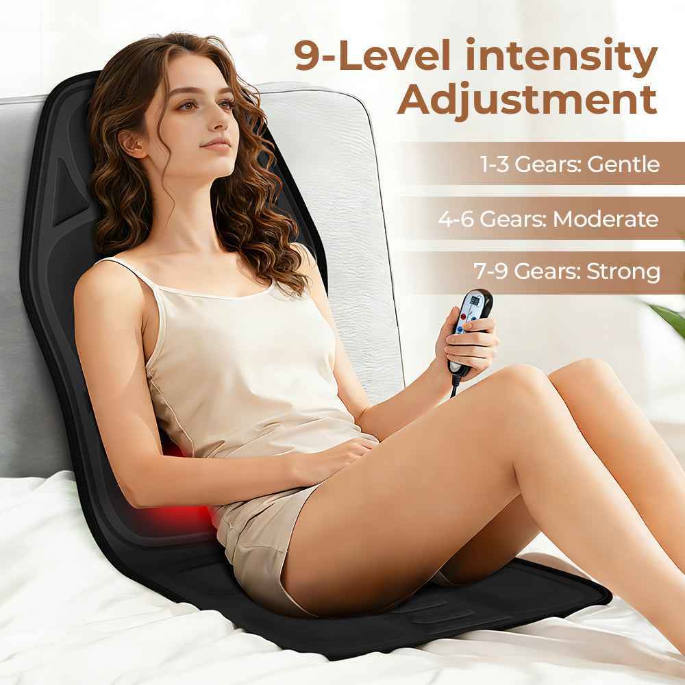 Massage Chair Pad with Heat Vibrations