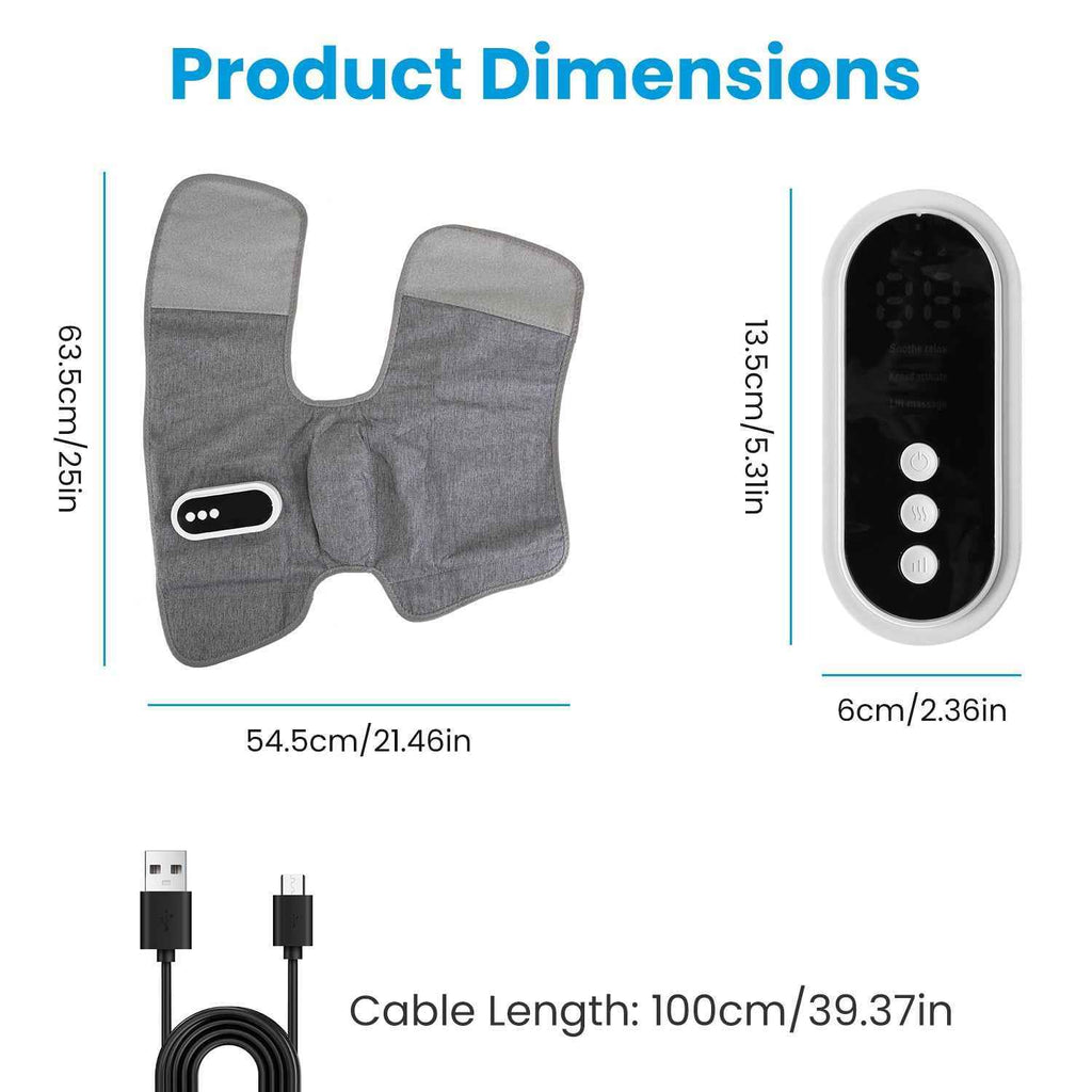 Cordless Heating Air Compression Knee Massager