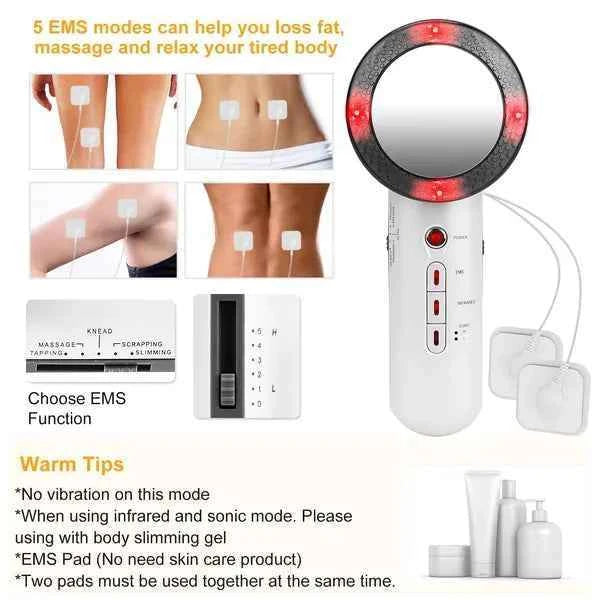 3 In 1 Multifunctional Ultrasonic Body Shaping Toning Device